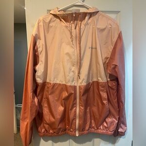 Columbia Peach Windbreaker Jacket